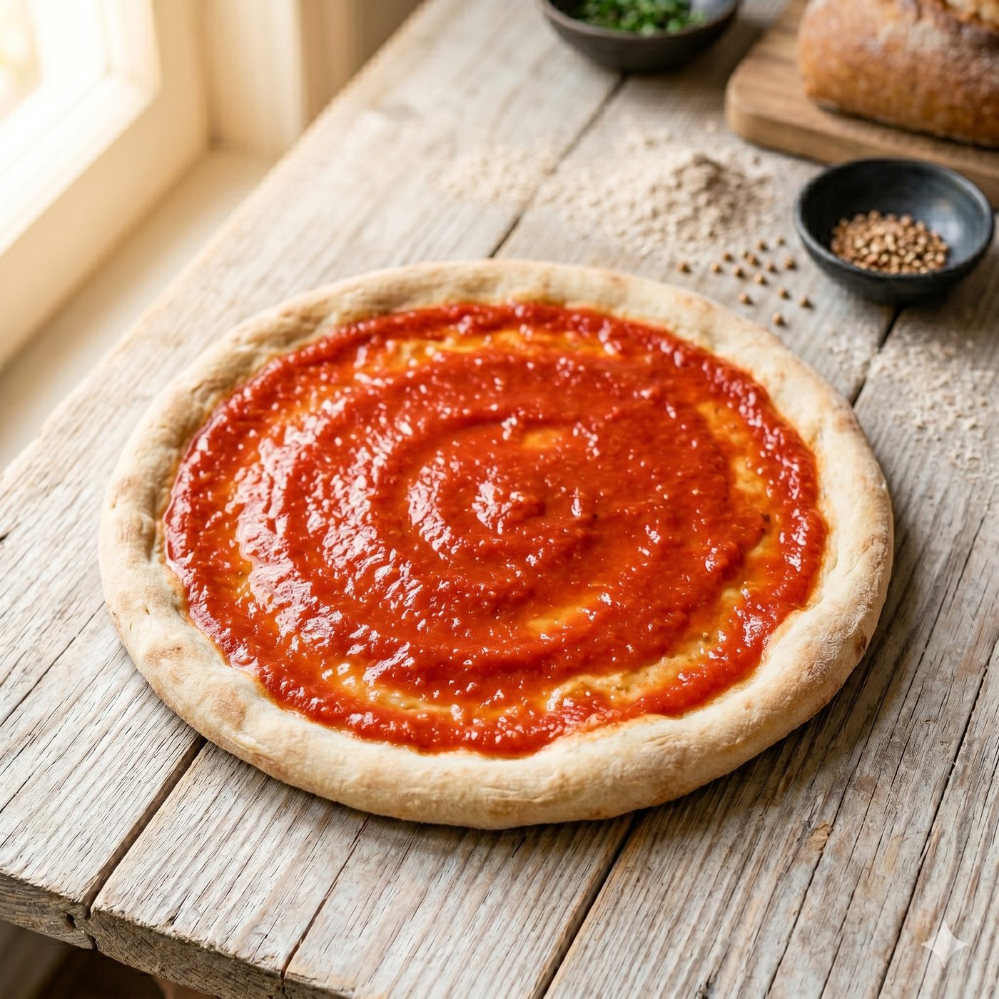Pizzeta XL sin gluten congelada al vacío